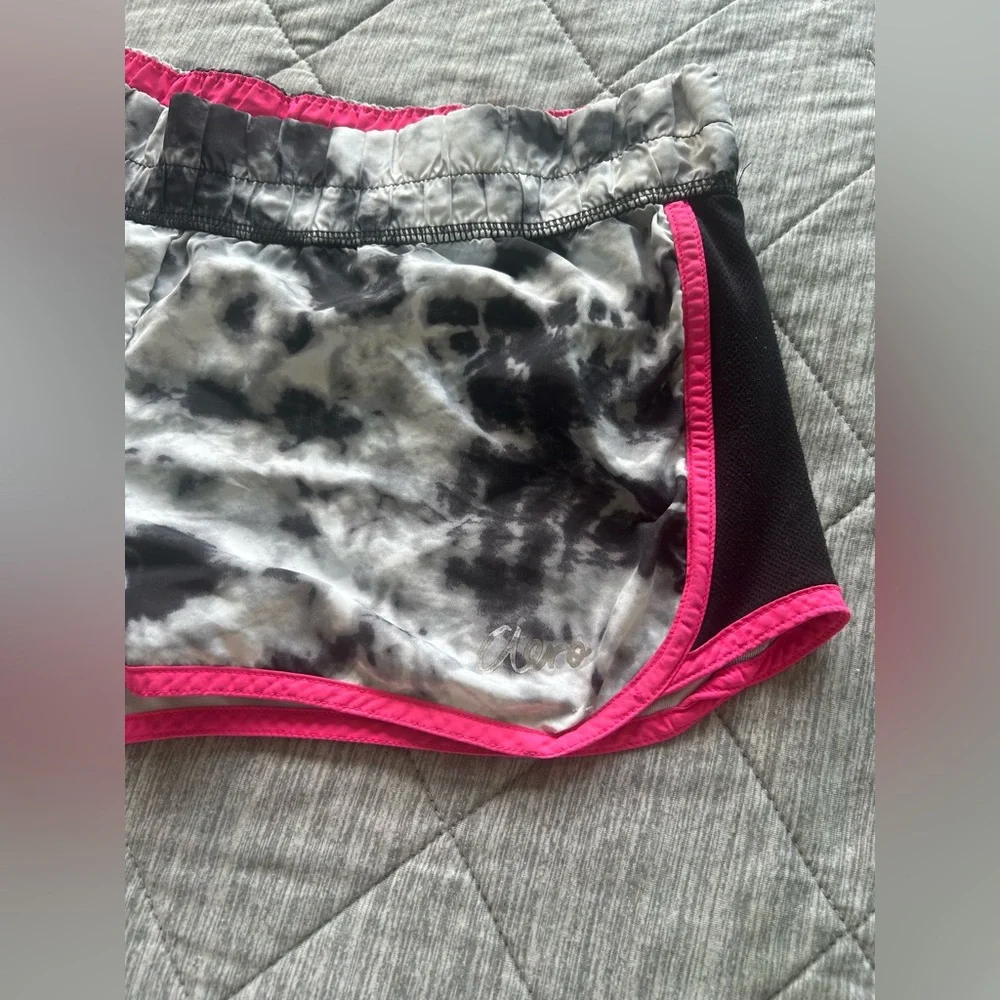 Aeropostale Athletic Black and White Tie Dye Shorts - Picture 2 of 10